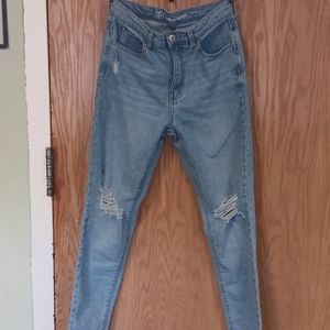 Two pairs of ripped jeans!